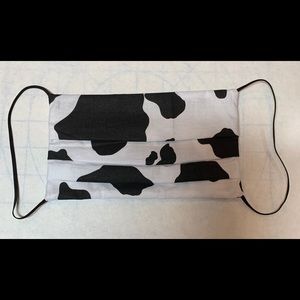 Face mask 100% cotton cow print